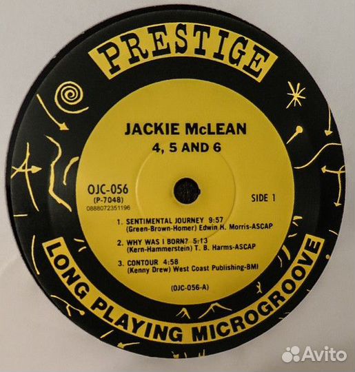 Jackie McLean - 4, 5 and 6 mono (0888072351196)