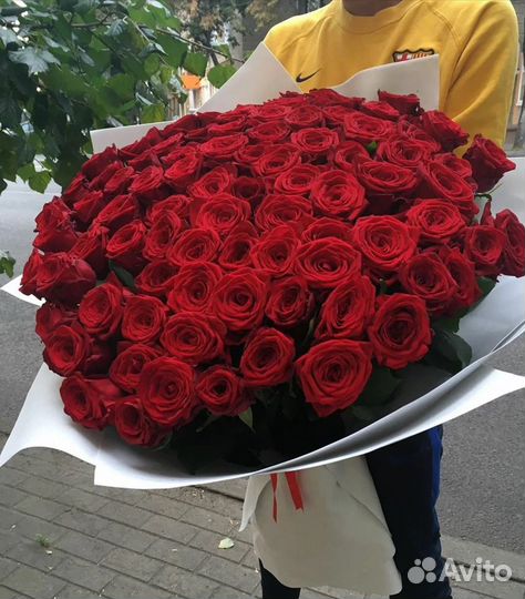 Цветы Букеты Доставка 101 роза Пионы