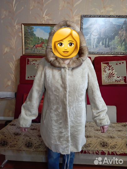 Шуба женская натуральная бу