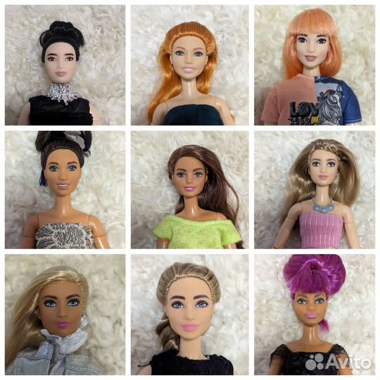 Барби много кукол с выставки