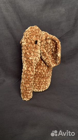 Вязанные слоники для интерьера