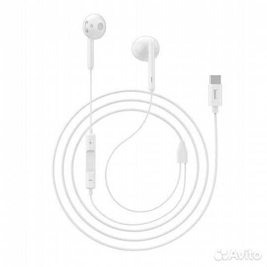 Наушники Type-C Hoco «L10 Acoustic» с микрофоном