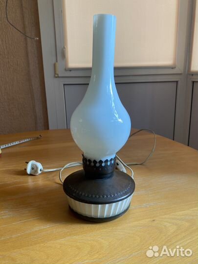 Настольный светильник под керосинку СССР