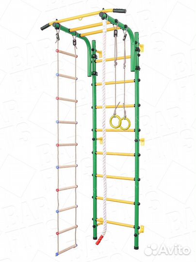 Шведская стенка barfits Детский круглик 2.0 зелен