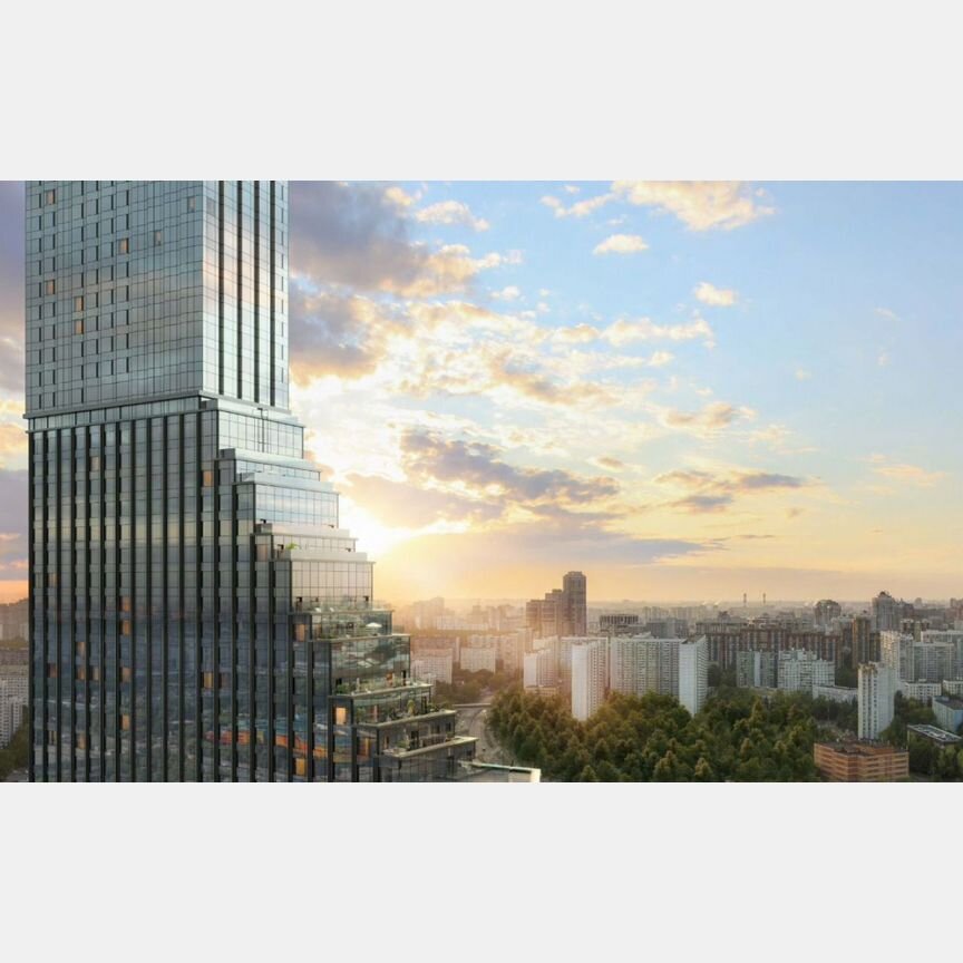 2-к. квартира, 59 м², 19/58 эт.