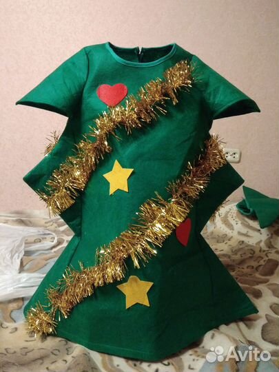 Карнавальный костюм ёлочка унисекс