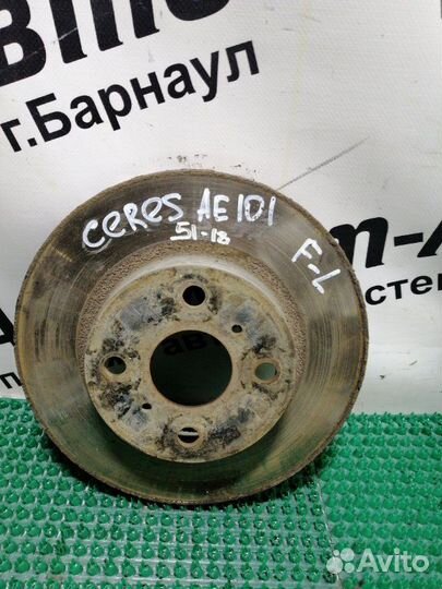 Диск тормозной передний Toyota Corolla Ceres AE101