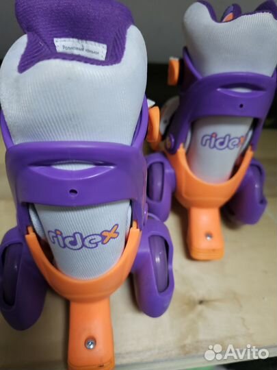 Роликовые коньки детские раздвижные