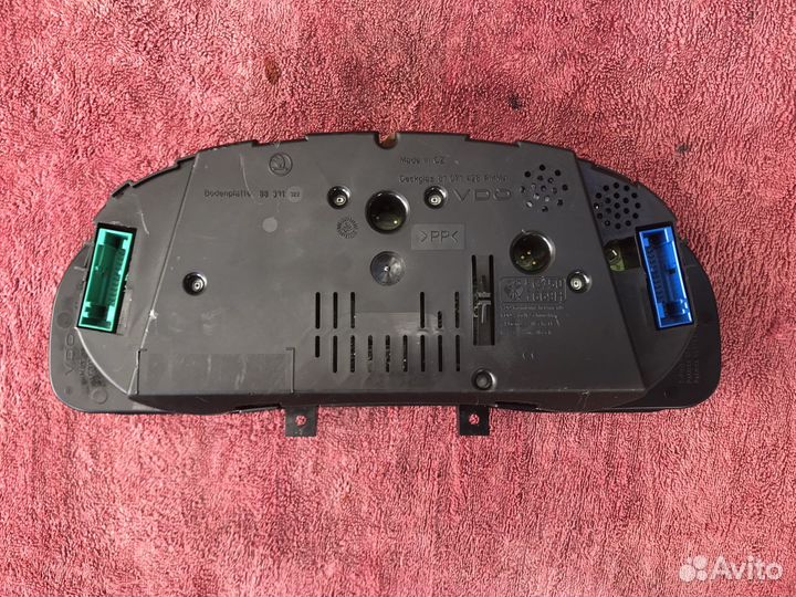 Панель приборов skoda superb 1.8 awt