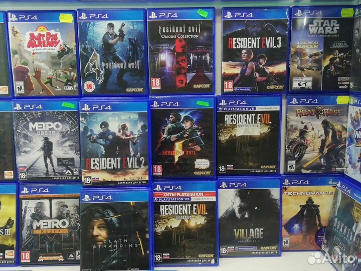 Игры на ps4 Resident evil Trade-in, продажа