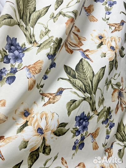 Ткань для штор принт