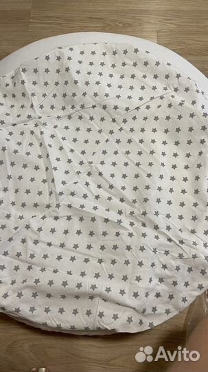 Простынь на резинке круглая