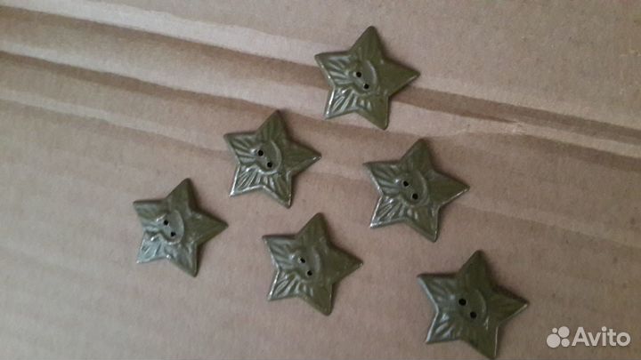 Звезда ркка пришивная на пилотку времен ВОВ