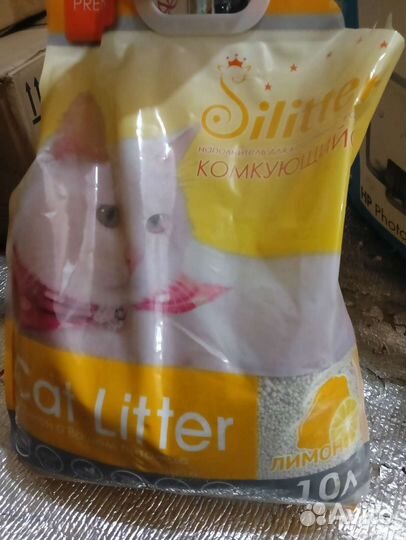 Наполнитель для кошачьего туалета и лоток