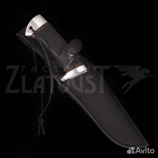 Нож для охотника с гравировкой Волк