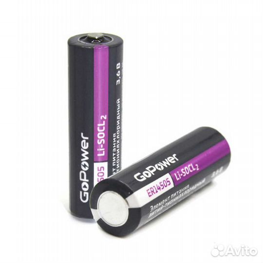 Батарейка 3,6V ER14250 14335 14505 26500 34615