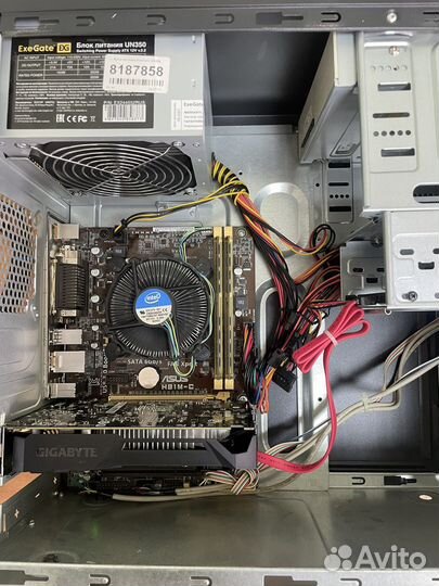 Игровой пк intel Core i5+ GTX 1050 ti 4Gb