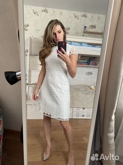 Платье белое кружево