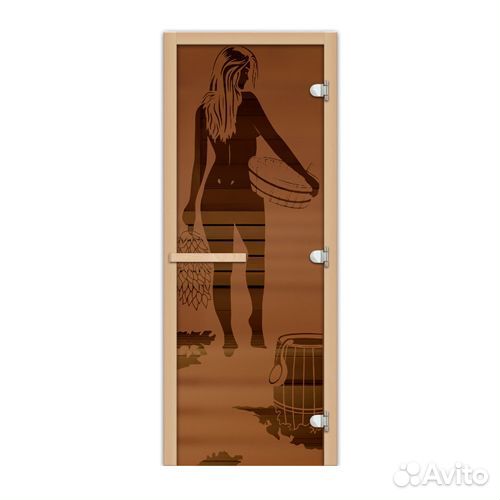 Дверь Для Сауны 1.9х0.7 Банщица мат