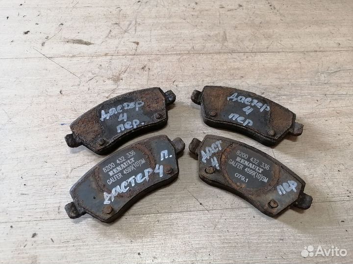 Колодки тормозные передние Renault Duster Дастер