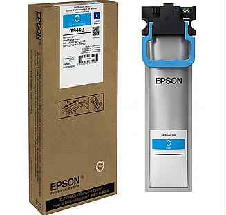 Картридж Epson T9442 голубой оригинальный