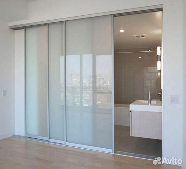 Раздвижные перегородки пвх