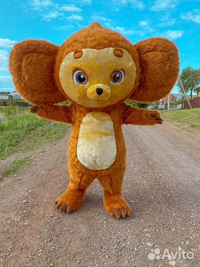 Поздравление от Чебурашки аниматор ростовая кукла