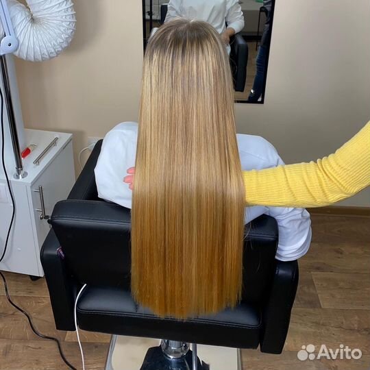 Кератиновое выпрямление, ботокс, полировка волос