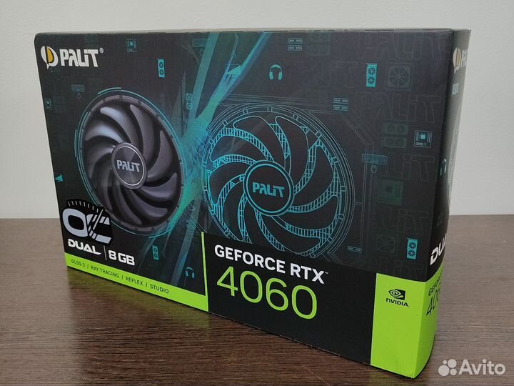 Palit RTX 4060 8 Gb новая