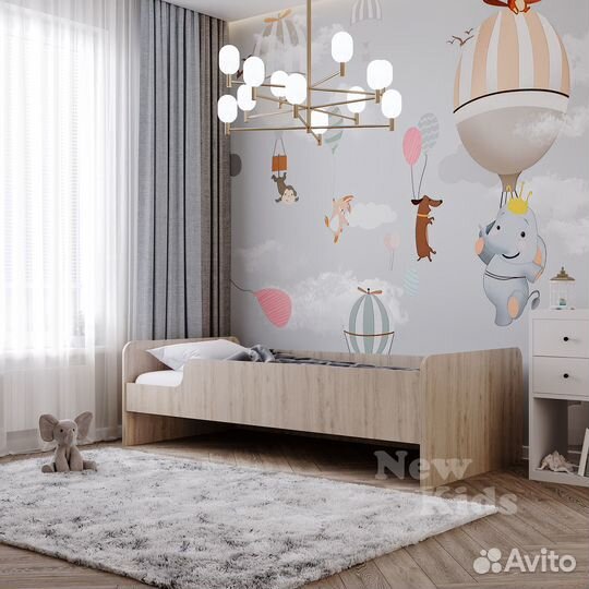 Детская кровать Глория белый