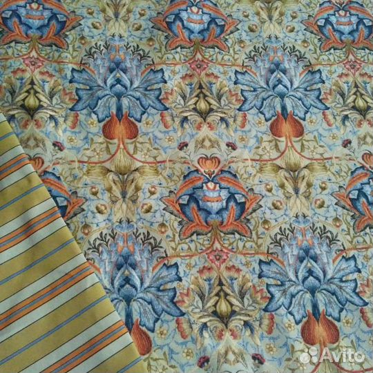 Гобеленовая ткань по мотивам Уильяма Морриса