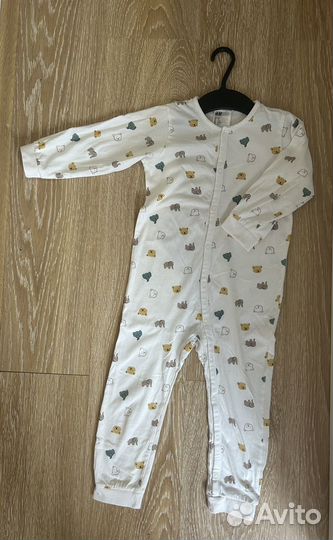 3 слипа пижамы h&m 98