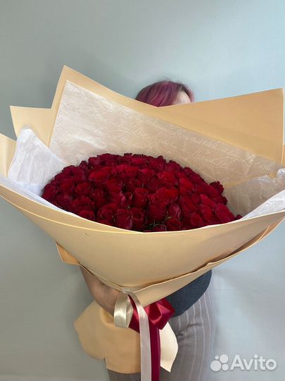 51 101 роза от 40 см