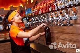 Продавец в магазин разливного пива