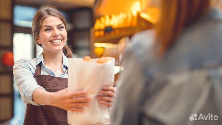 Продавец за прилавком - Оплата раз в неделю