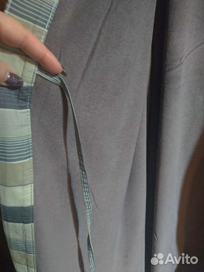 Мужской домашний махровый халат известного бренда