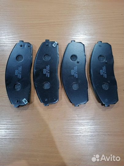 Колодки передние дисковые на Хендай Портер 2