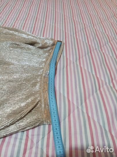 Юбка золотая