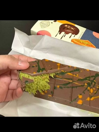 Дубайский шоколад с фисташковой пастой fix