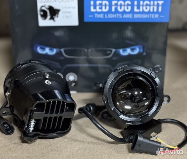 Противотуманные фары Bi-LED Vesta жел/бел