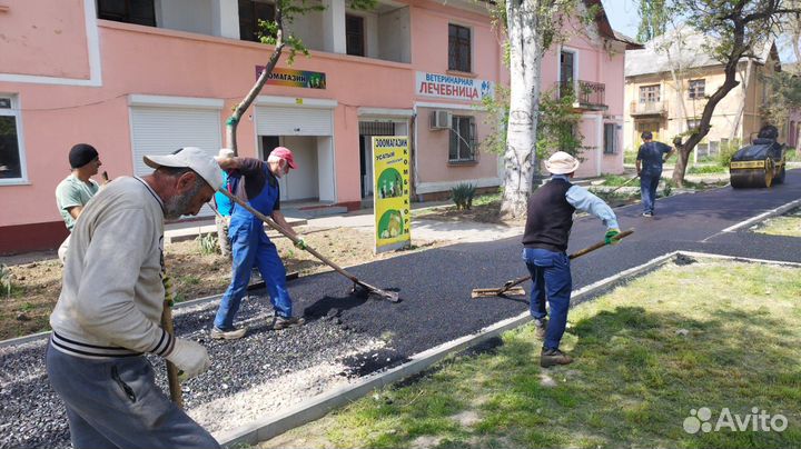Укладка асфальта, благоустройство по всему Крыму