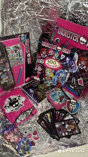 Monster high аксессуары журналы канцелярия