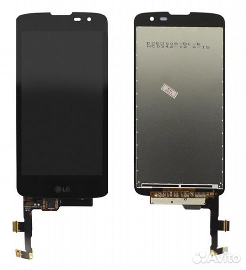 Дисплей для LG K7 X210DS + тачскрин (черный) orig