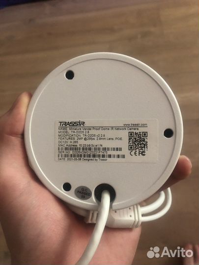 Камера видеонаблюдения купольная