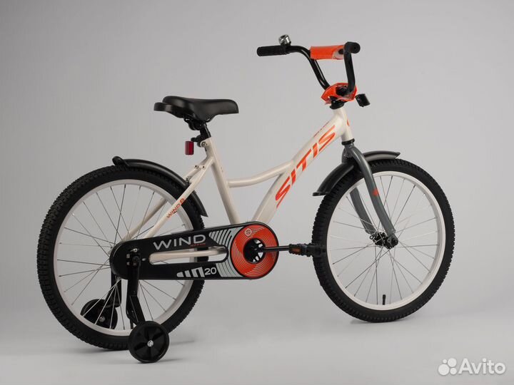 Велосипед sitis wind 20 (2023) White-Orange Sim61