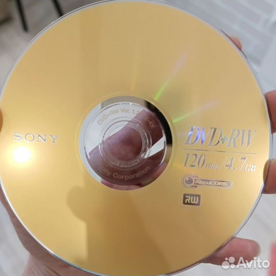 Чистые диски CD-R, DVD-RW (TDK, Sony, Verbatim)