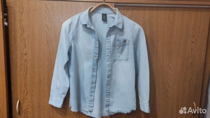 Джинсовая рубашка