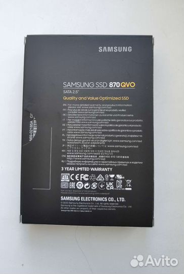 SSD диск Samsung 500 Gb SATA 2.5