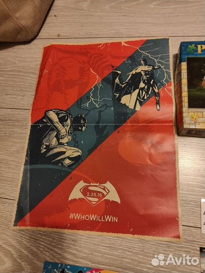 Плакат Бэтмен против Супермена