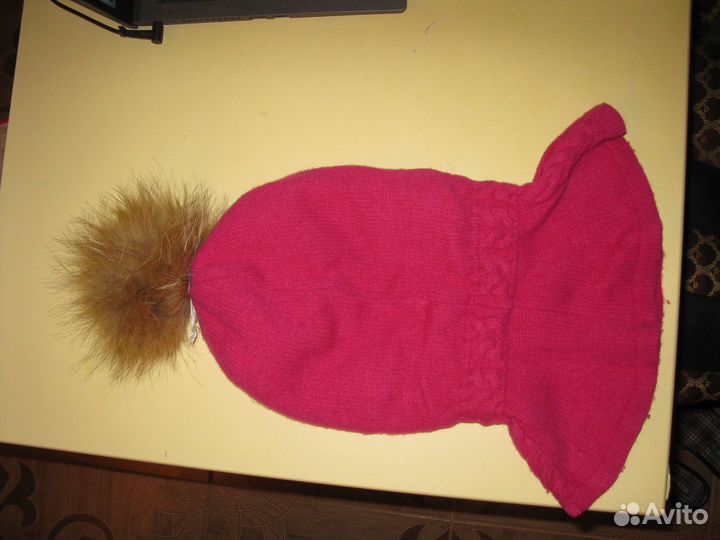 Шапка-шлем зимняя для девочки